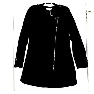 MEIYIZU Felt Zipper Coat